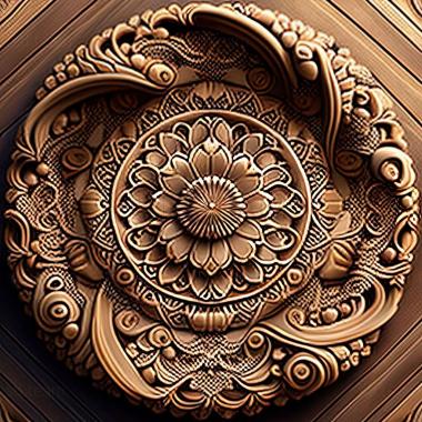 3D model Mandala Mandal (STL)